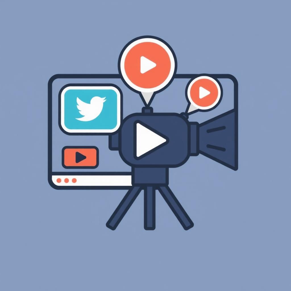 Icon representing video marketing services